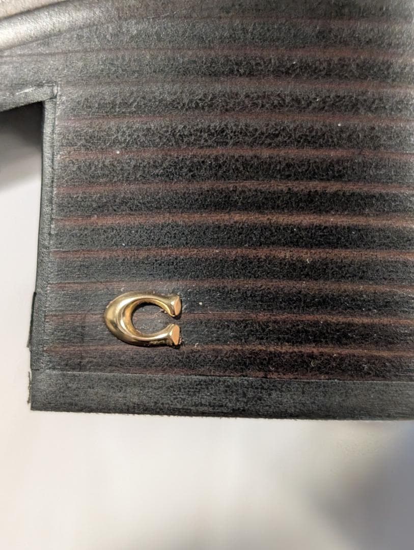 COACH ブラウンレザー チェルシーブーツ 8C