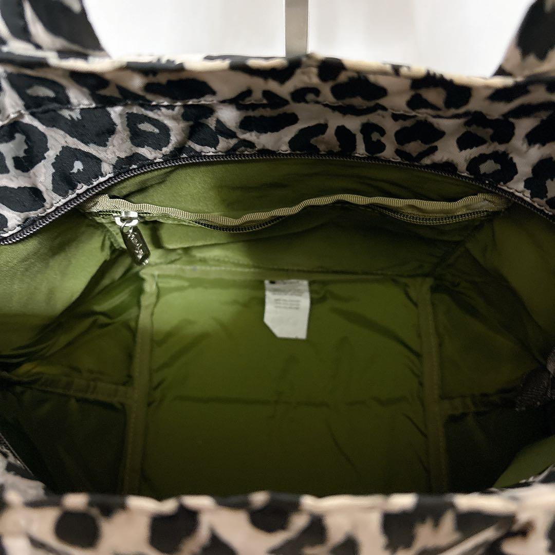 【美品】レスポートサック メゾンドリーファー コラボ レオパード ホワイト