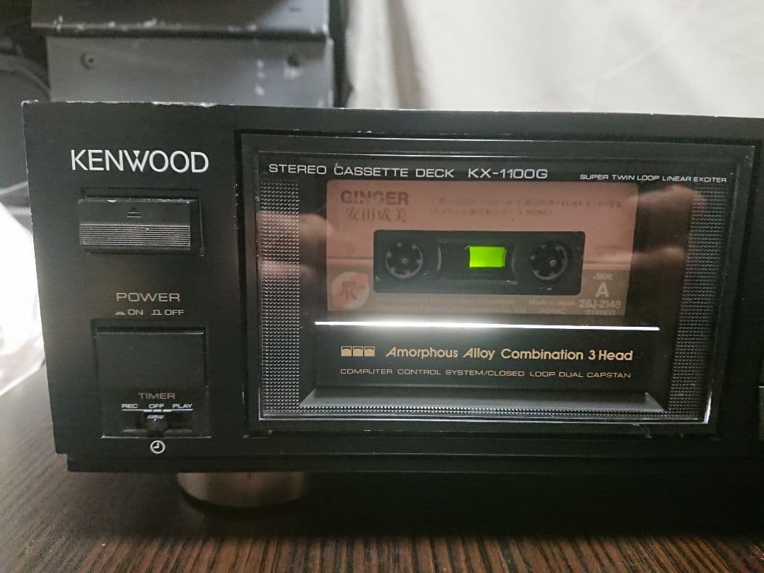 メンテナンス整備済KENWOOD製ステレオカセットデッキ KX-1100G