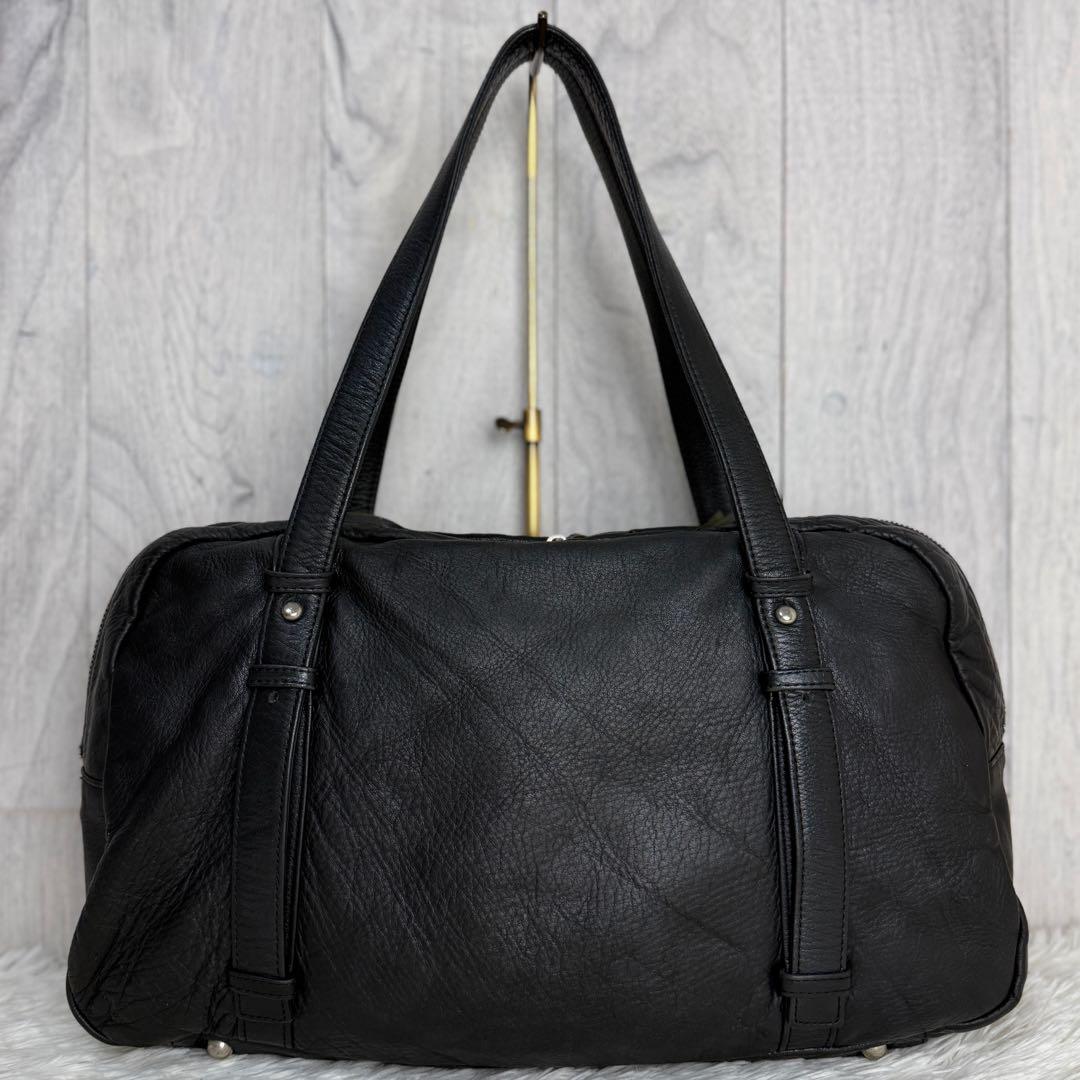 YOHJI YAMAMOTO ヨウジ ヤマモト レザー ベルト ショルダーバッグ