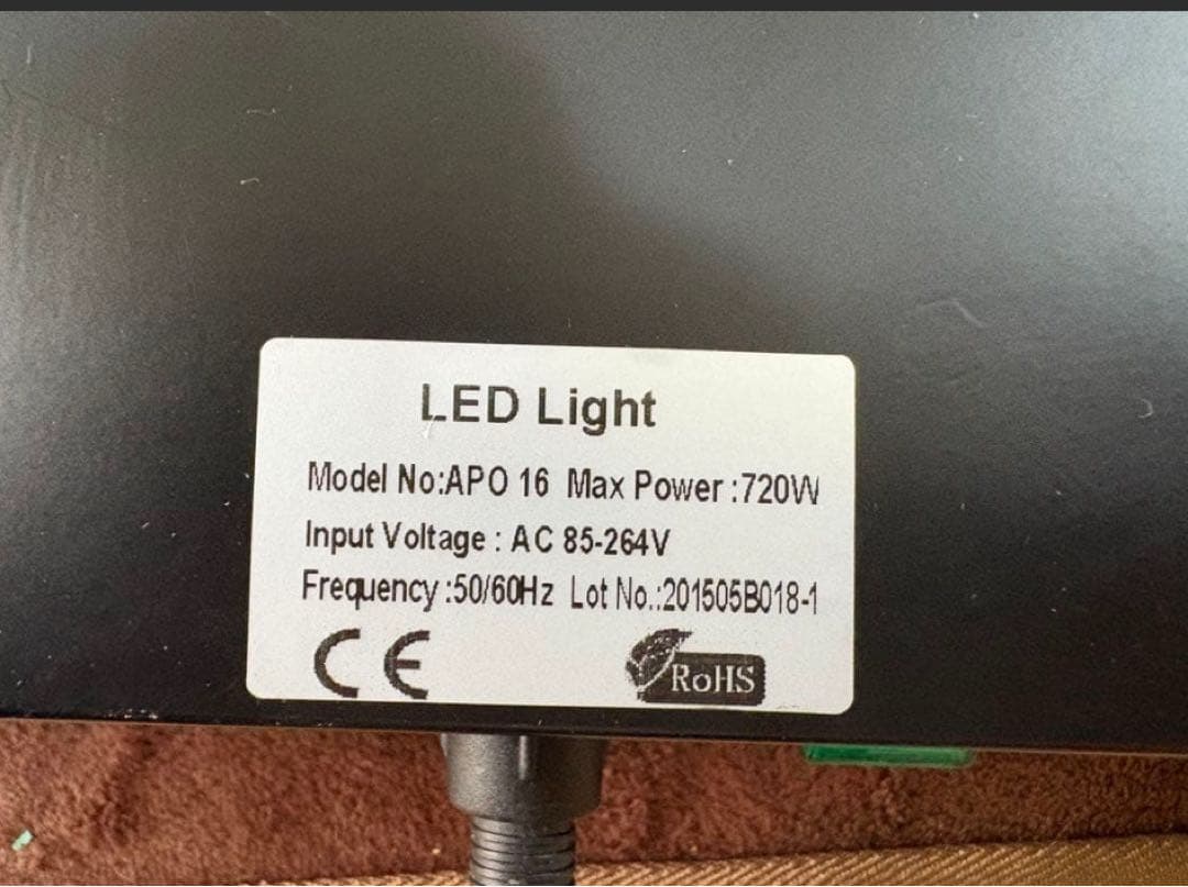 APO 16 LEDライト 720W