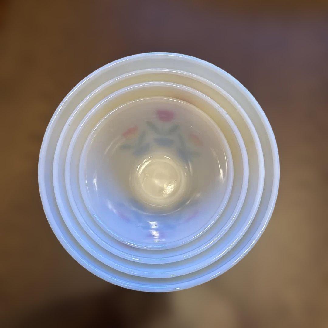 Fire King チューリップデザイン 4個セット