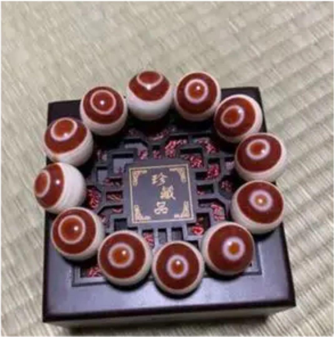 稀少天眼の玛瑙腕輪，二つの面色が違います