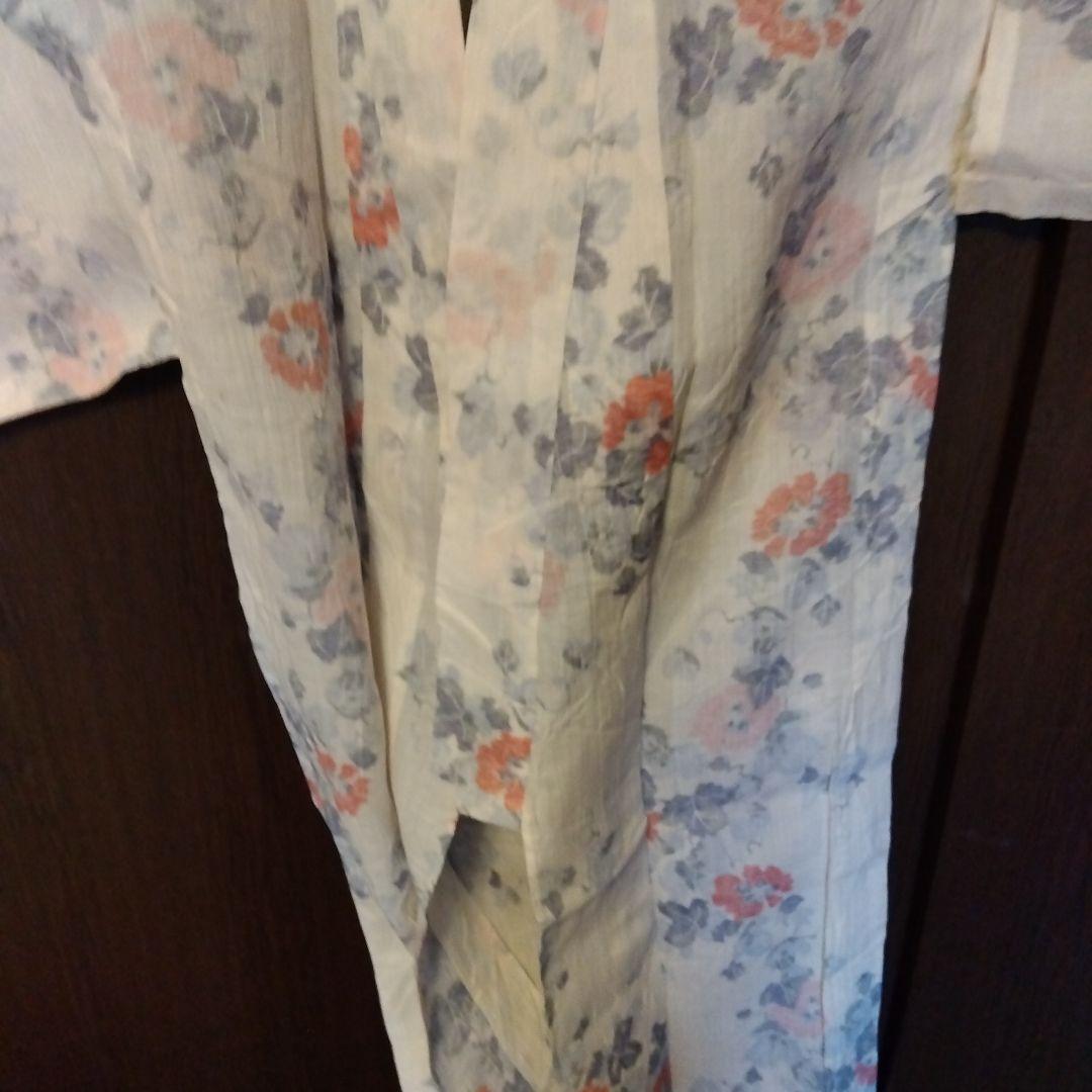 越後上布　小千谷ちぢみ　本麻　着物　着用可　リメイク　素材