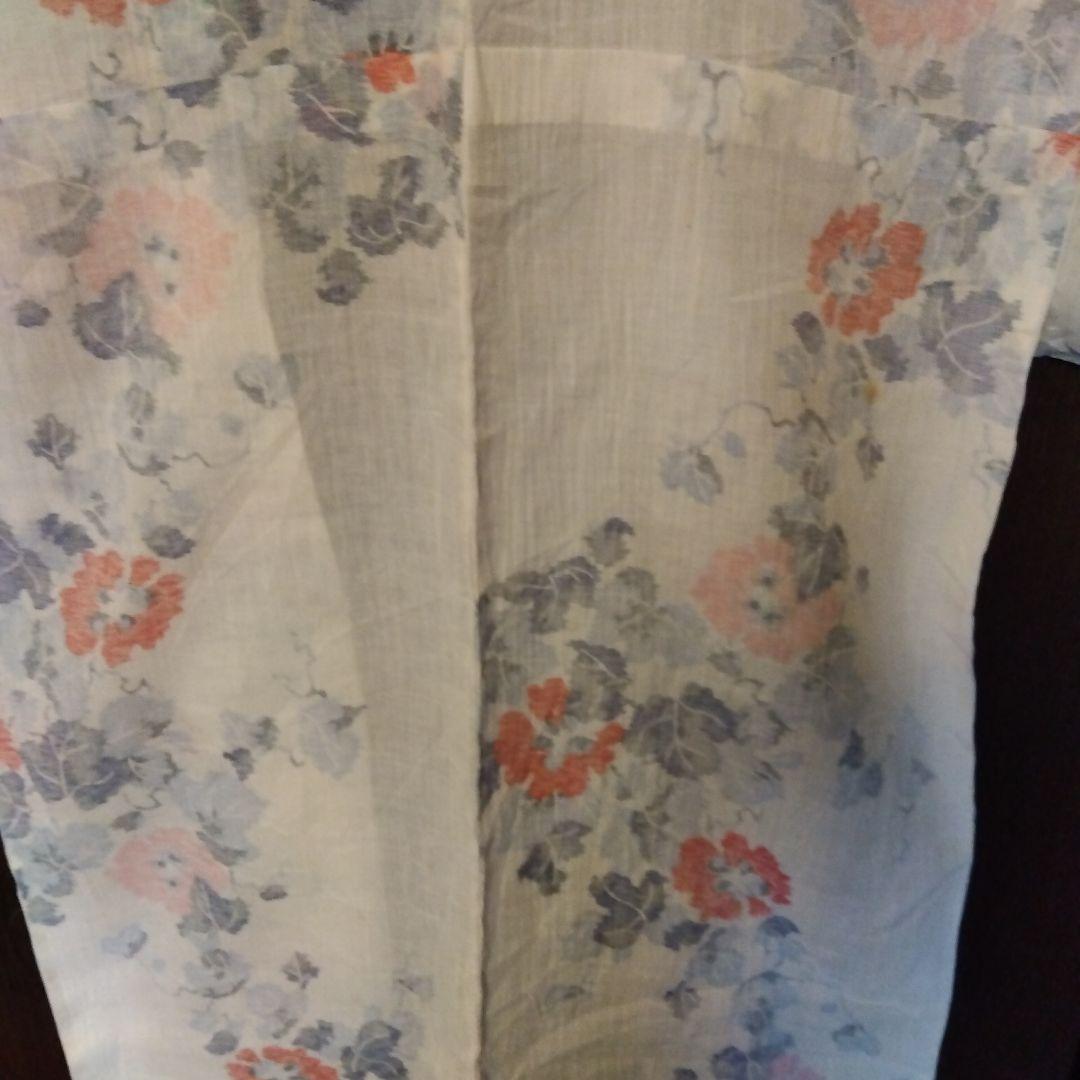 越後上布　小千谷ちぢみ　本麻　着物　着用可　リメイク　素材