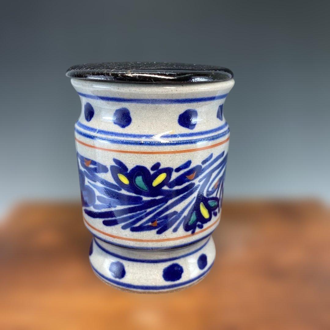 【茶道具】玉堂窯　紅毛絵替茶器（共箱）