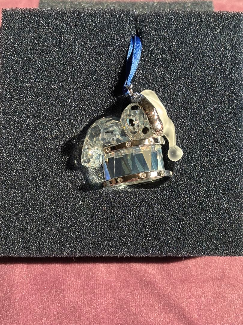 未使用品☆Swarovski クリスタルガラスのオーナメント