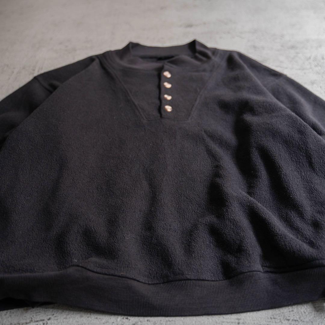 【希少タイプ】 90s vintage フリース ヘンリーネック プルオーバー