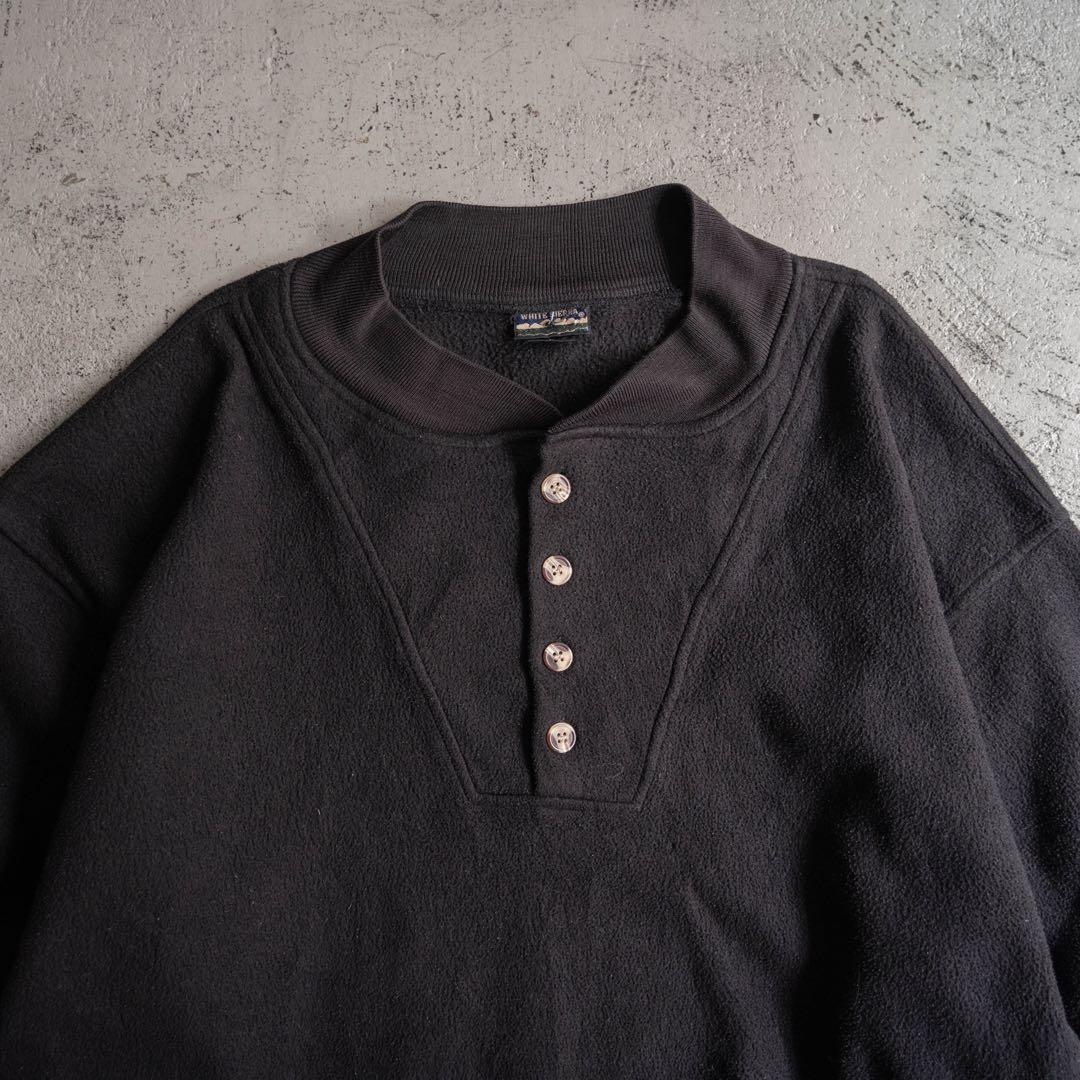 【希少タイプ】 90s vintage フリース ヘンリーネック プルオーバー