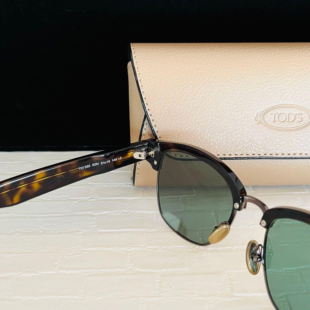 ちゃみ 　美品 TOD'S べっ甲調 サングラス 眼鏡 めがね