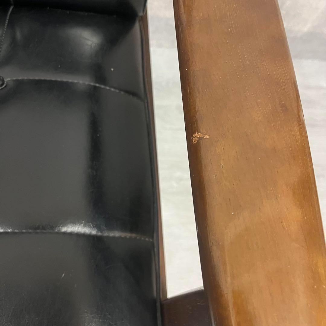 オールド　カリモク　Kチェア 2シーター ブラック