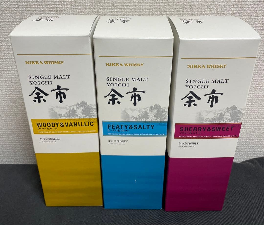 NIKKA/ニッカ 余市蒸留所 限定 ウイスキー 各500ml 宮城峡 余市
