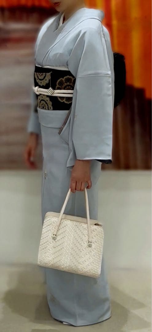 お値下げ致しました 極上の逸品 正絹 飛び柄小紋 京友禅 金彩友禅