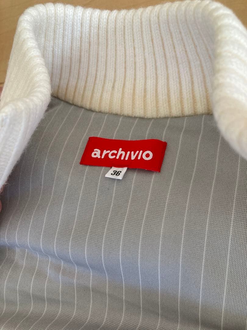 archivio ピンク ダウンベスト　ロング　36