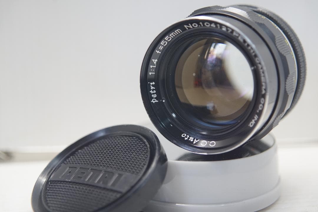 希少　PETRI　C.C　Auto　1.4　55mm　127　Ｅアダプター