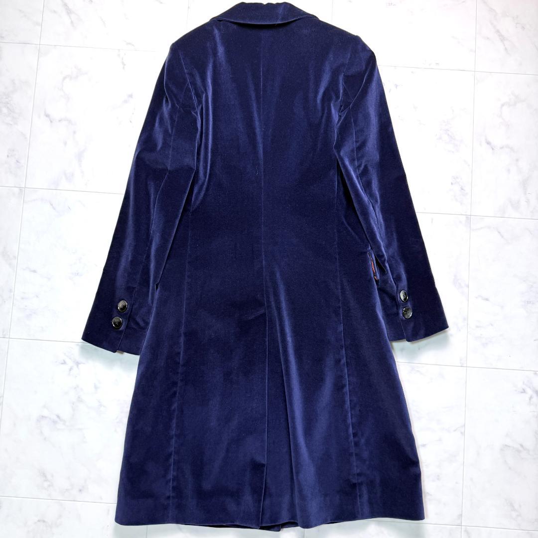 【美品】BOTTEGA MARTINESE イタリア製 チェスターコート ベロア