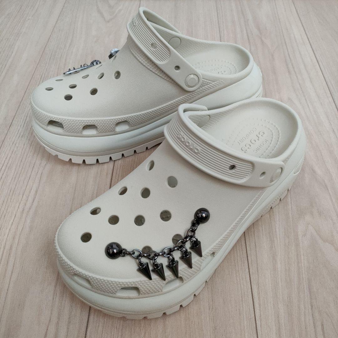（新品未使用）crocs メガクラッシュクロッグ　ジビッツ付き