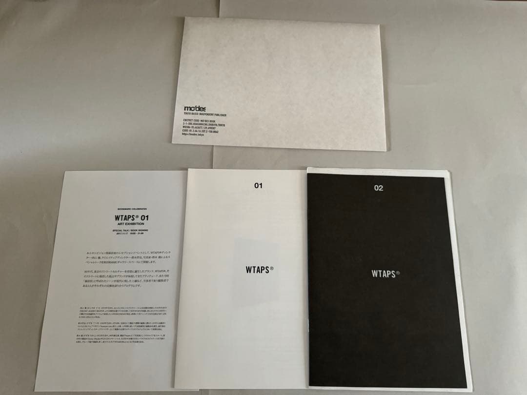 【TET（西山徹）氏サイン入り】2,000部限定 「WTAPS® 01」