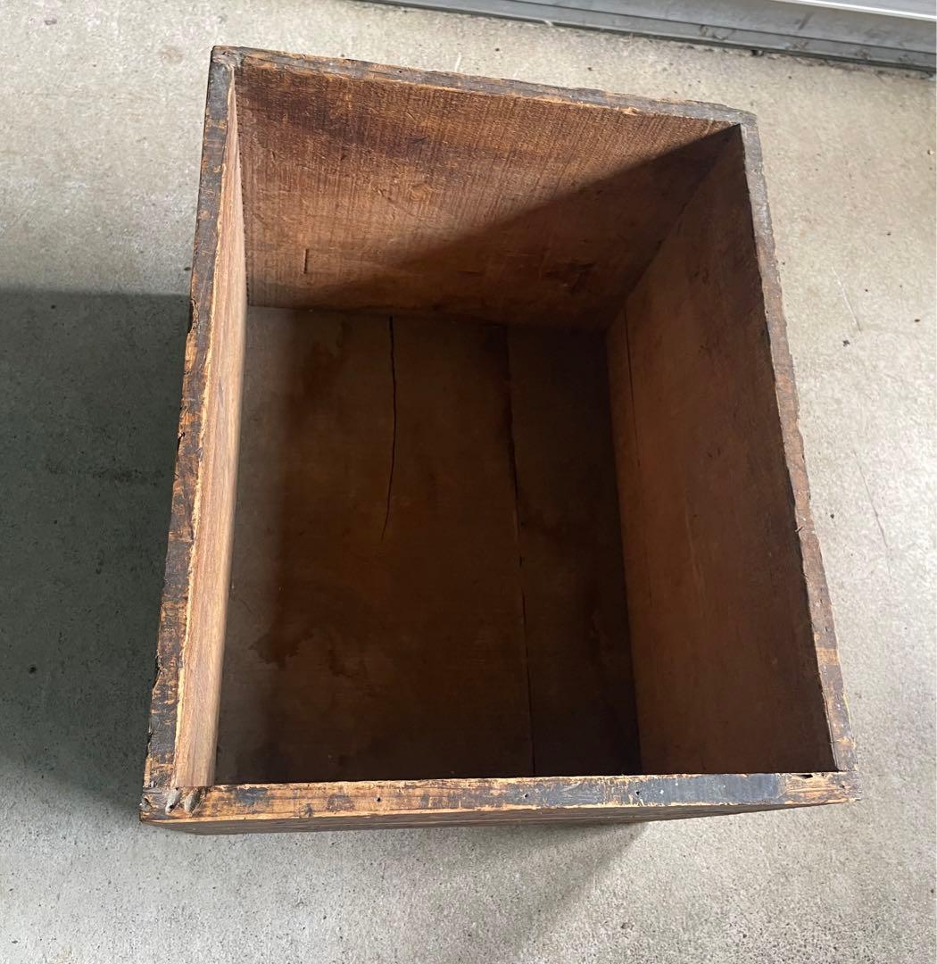 ビンテージ/USA製/アドバタイジング/ウッドボックス/ケース/木箱/店舗什器①