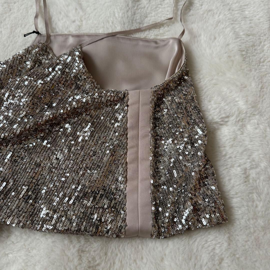 新品未使用　AEWEN MATOPH スパンコール　キャミソール　ビスチェ