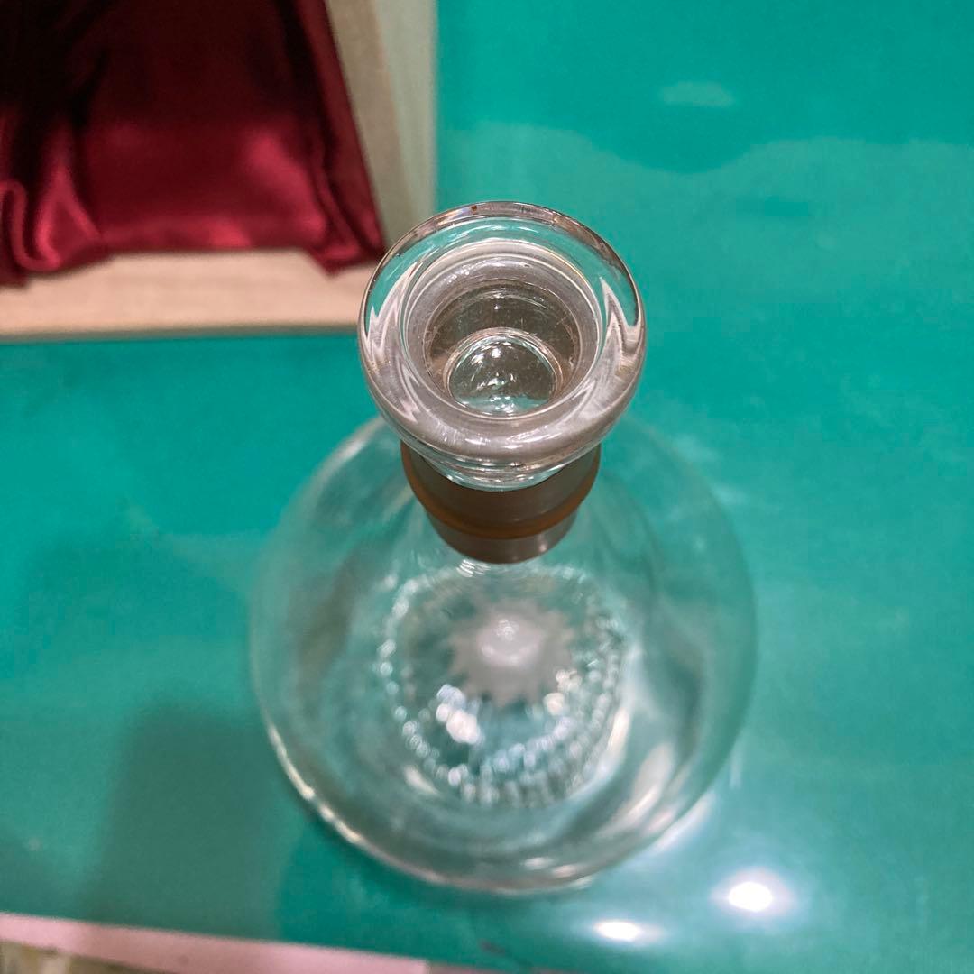 富士山のデザインの日本酒空き瓶 木箱入り