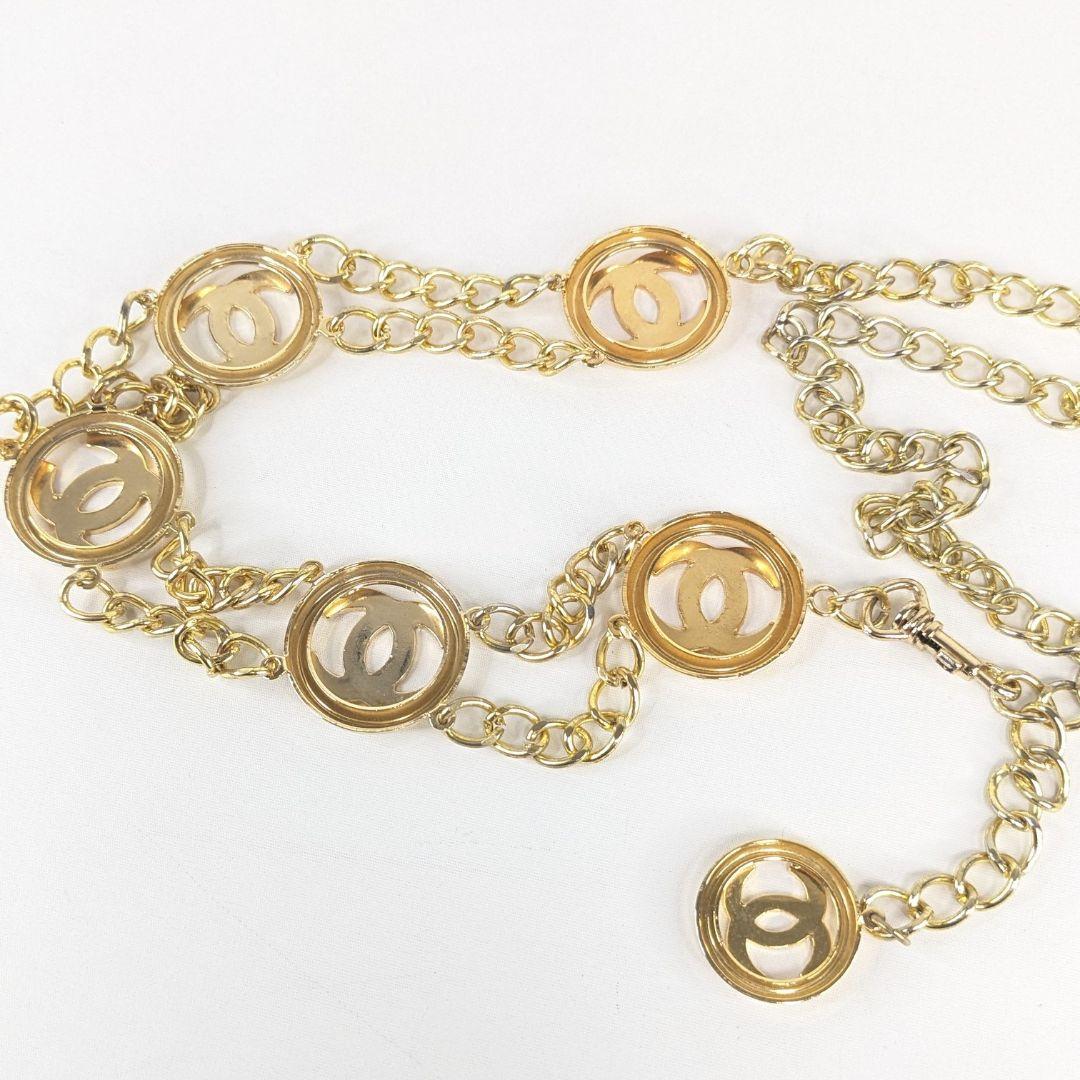 CHANEL シャネル チェーンベルト ココ マーク ゴールド ヴィンテージ