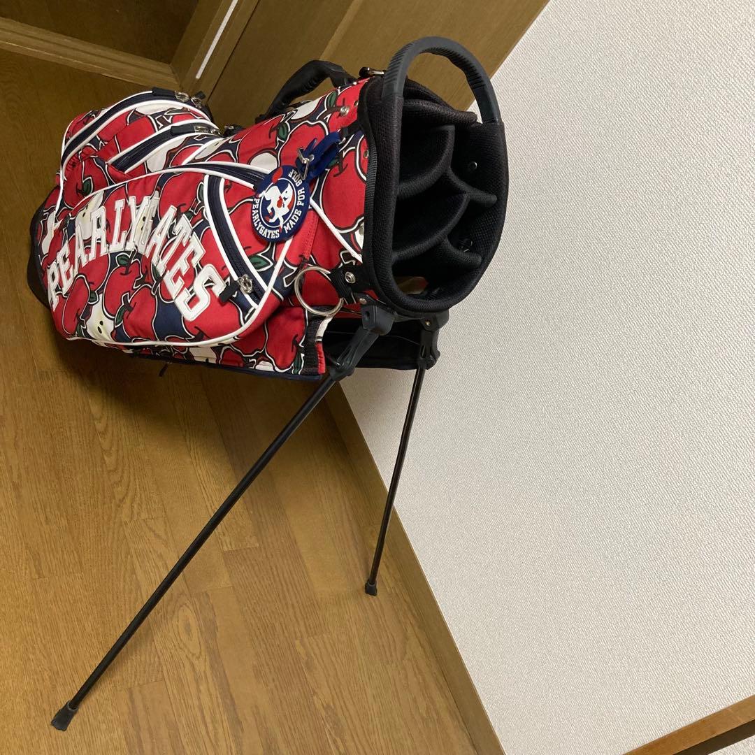 希少 パーリーゲイツ キャディバッグ ゴルフバッグ りんご 林檎 アップル