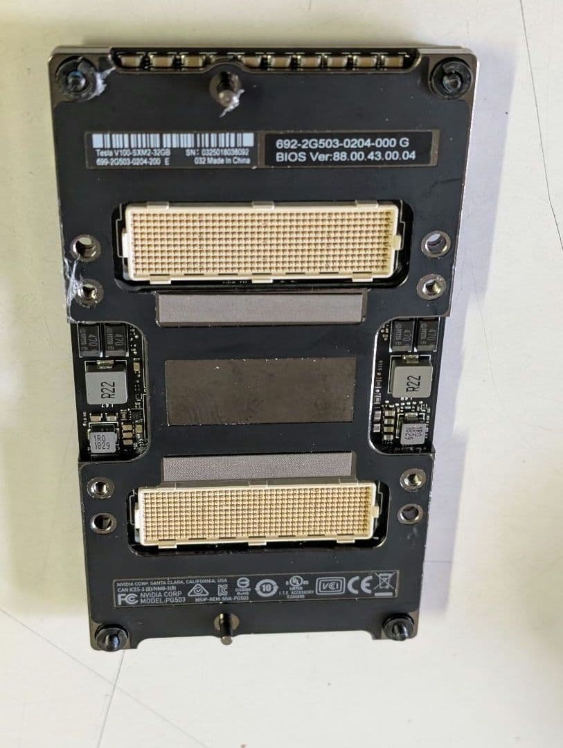 NVDIA Tesla V100 SXM2 ×2基