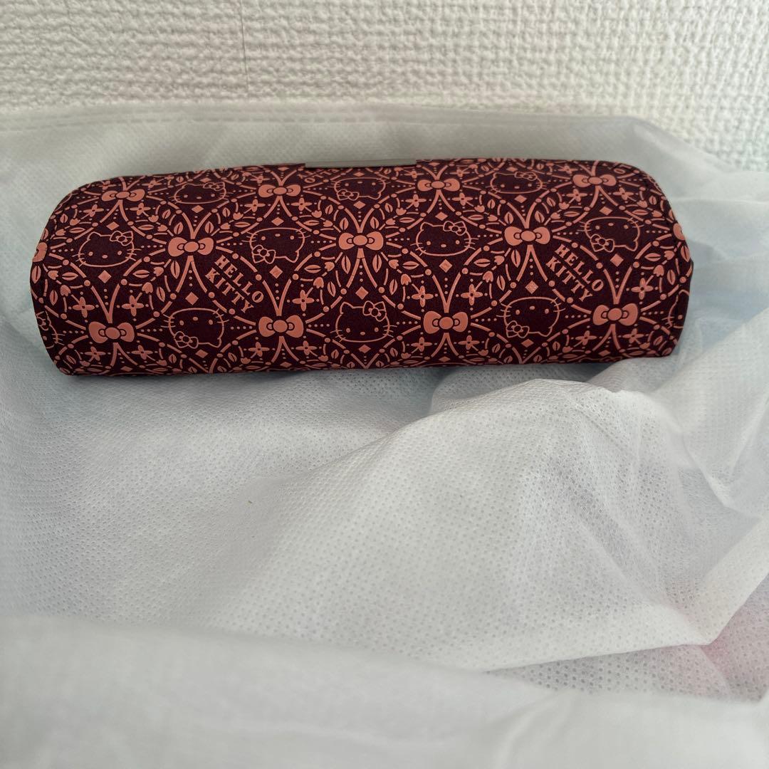 ま*り様 甲州印伝 印傳屋 ハローキティ 眼鏡ケース ピンク×黒 リボン未使用