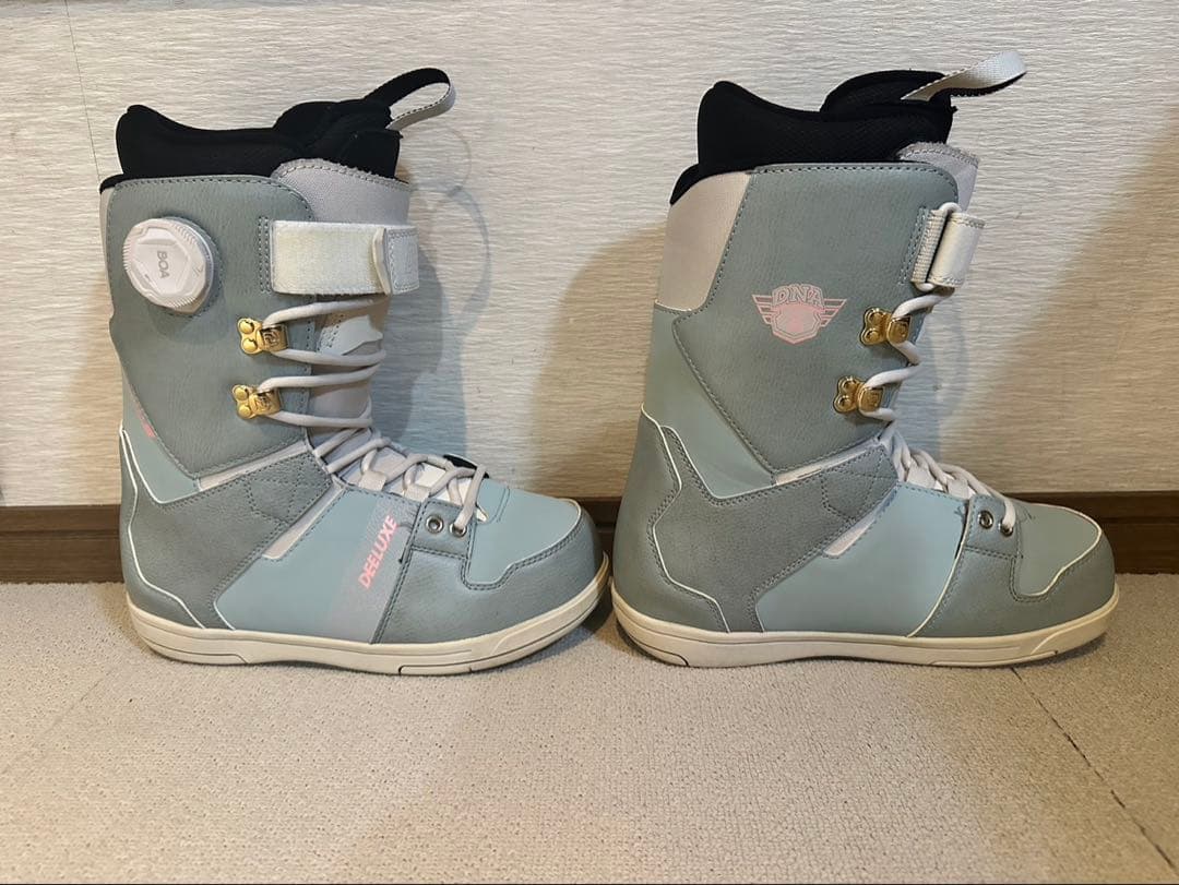 DEELUXE DNA スノーボードブーツ 女性用 水色/グレー 25cm
