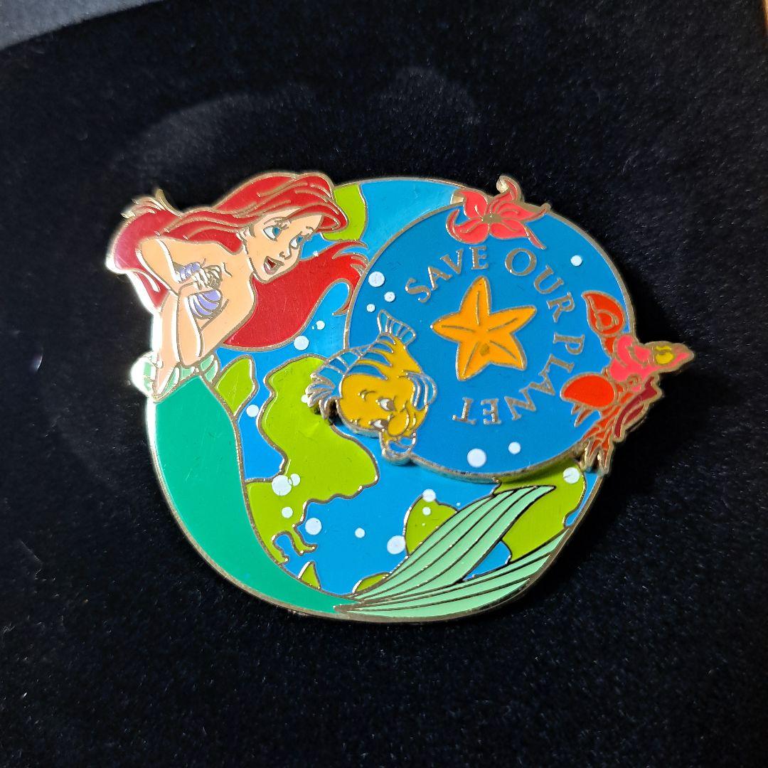 ディズニー　リトルマーメイド　アリエル　スピナーピンバッジ　LE250