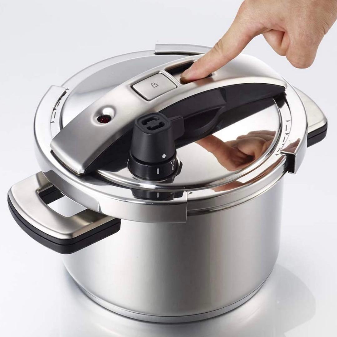 マイヤー(Meyer) 圧力鍋 超高圧力鍋 ステンレス IH対応 ワンタッチ開閉