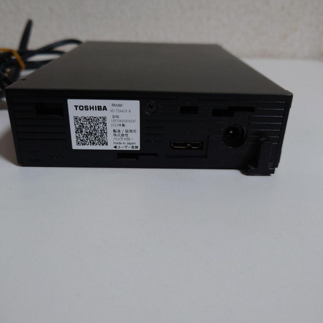 TOSHIBA 外付けハードディスク 4TB HD-TDA4U3-B/N