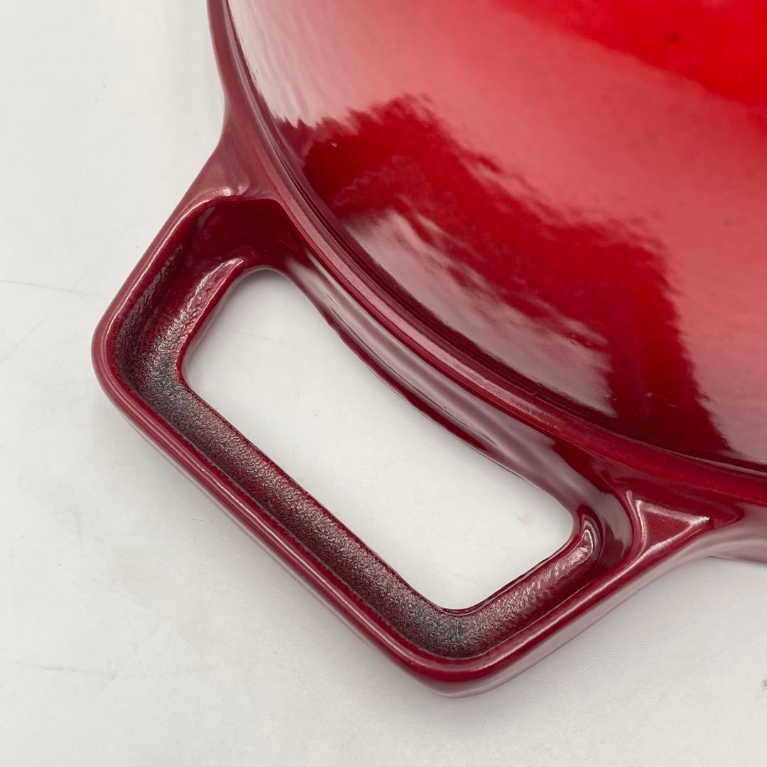 STAUB ストウブ　ピコ・ココットラウンド　20cm レッド系