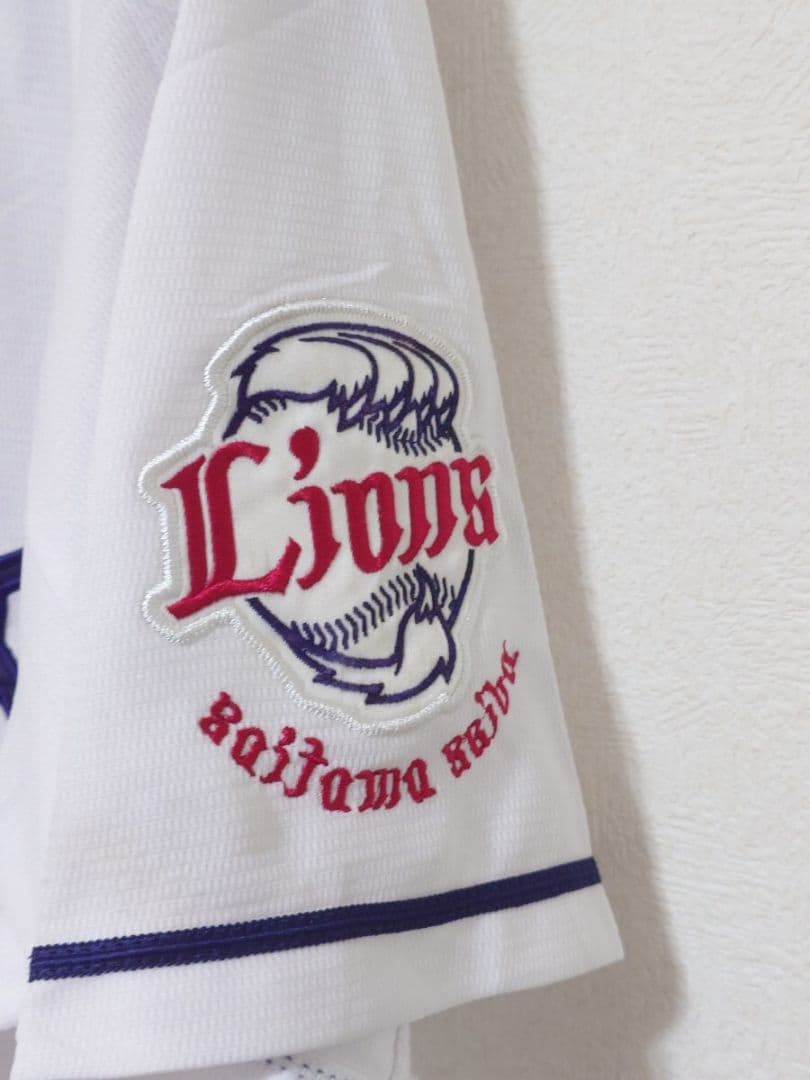 埼玉西武ライオンズ 松井稼頭央 ホーム ユニフォーム L ホワイト 白 プロ野球