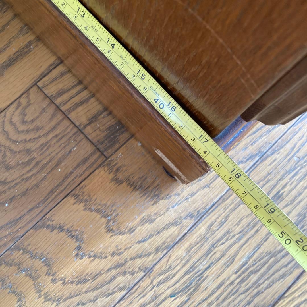 越後民芸　ライティングビューロー木製座卓 引き出し付き