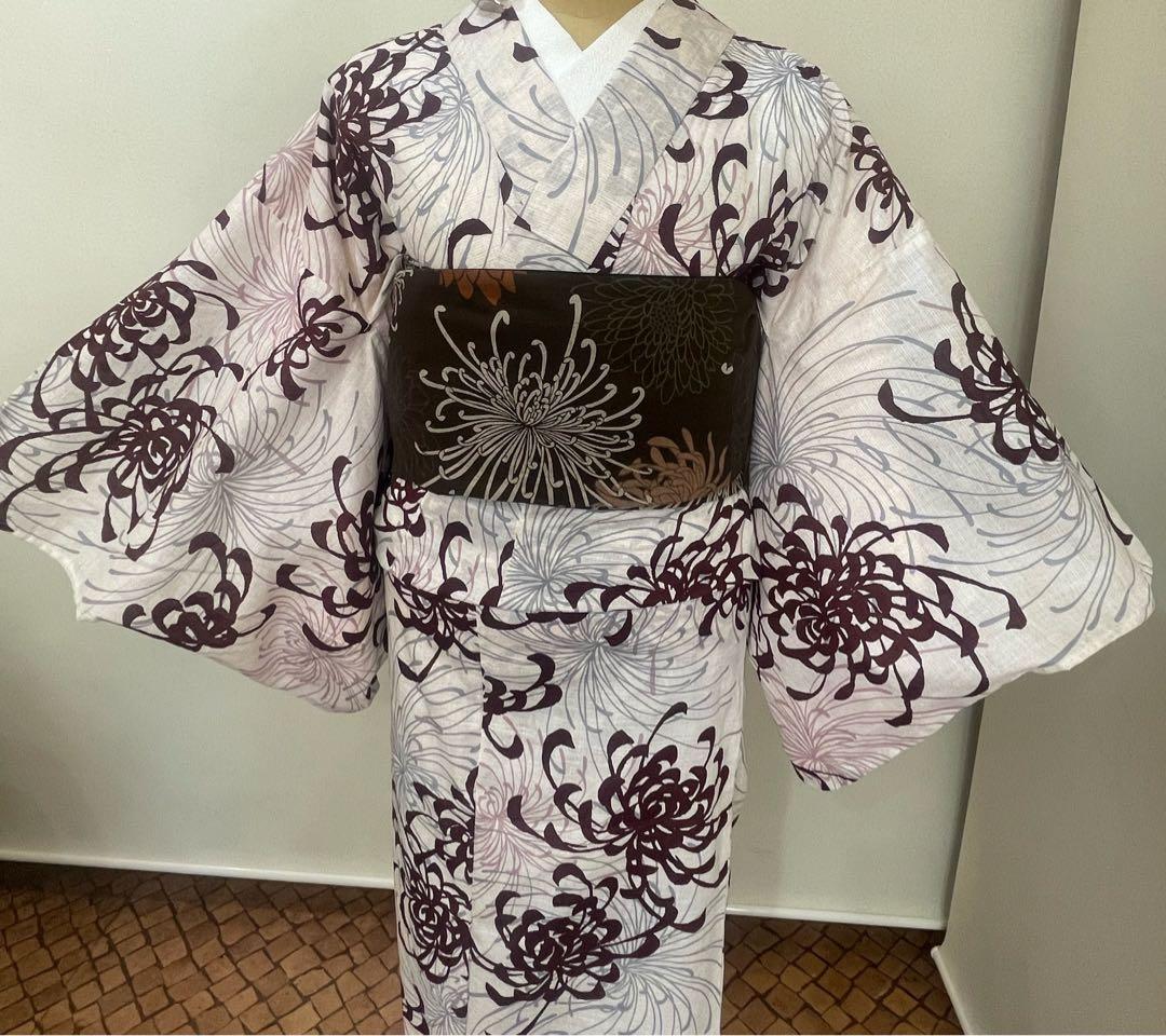 彼岸花浴衣　帯付き