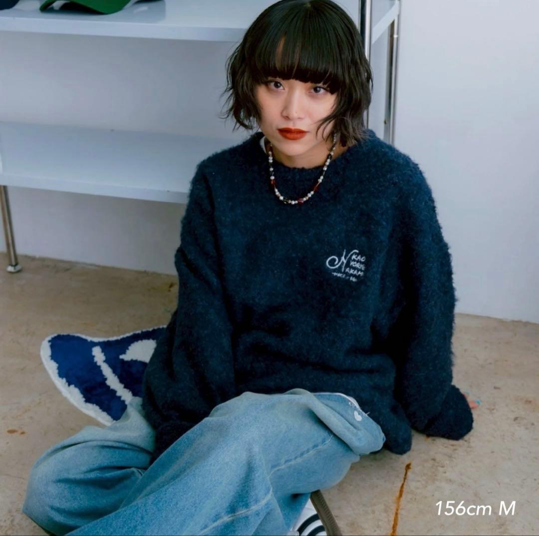 【完売品・新品】kaoyorinakami ネイビーMサイズ