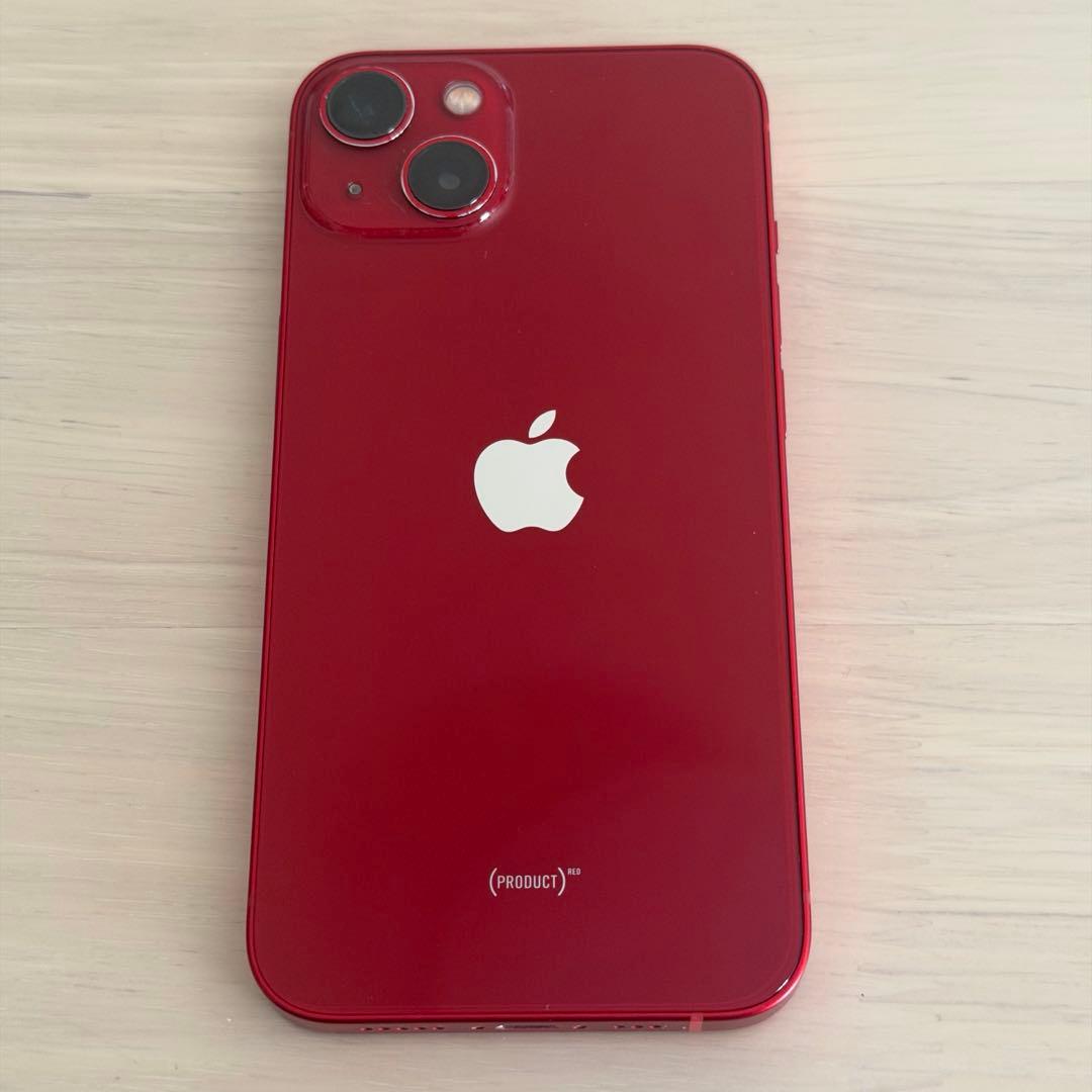 【SIMフリー】iPhone 13 RED 128GB 最大容量80%