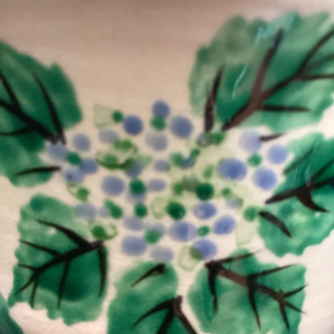 京焼乾山写紫陽花向付10客　　新品未使用　　　夏の器　　最後の10客