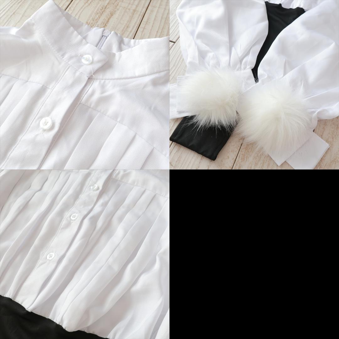 Fate　FGO　光のコヤンスカヤ　NFF　バニー　衣装＋ウィッグ＋メガネ　L