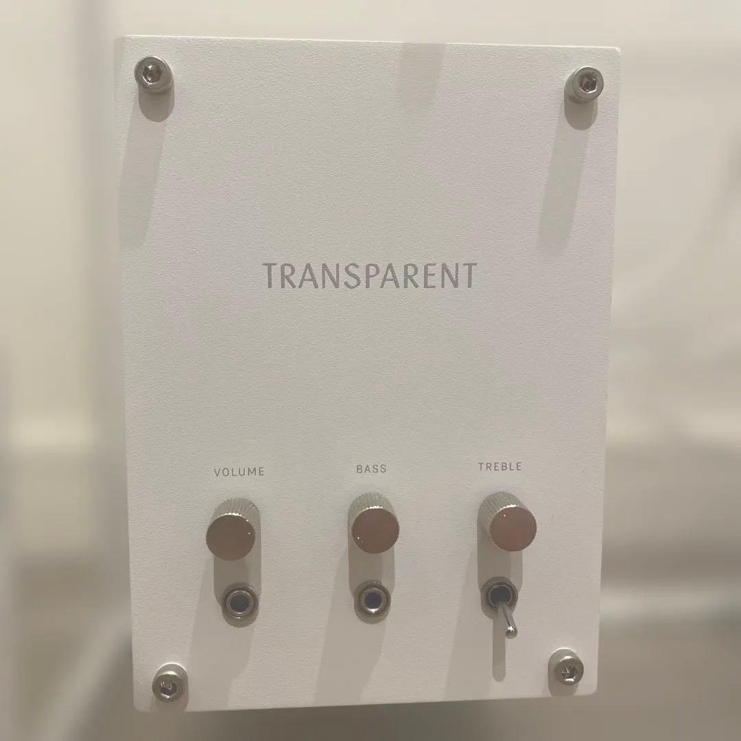 TRANSPARENT SPEAKER トランスペアレントスピーカー　ホワイト