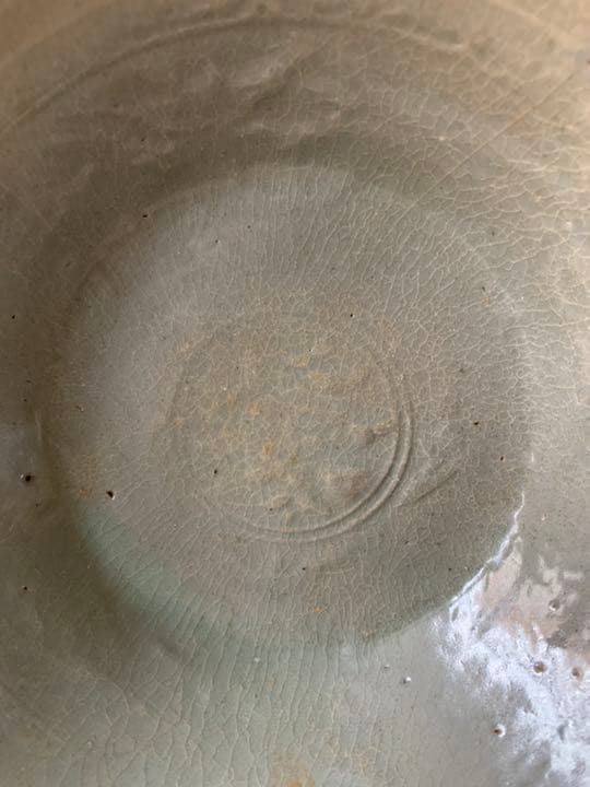 お皿 大皿 李朝古磁 高麗青磁 骨董
