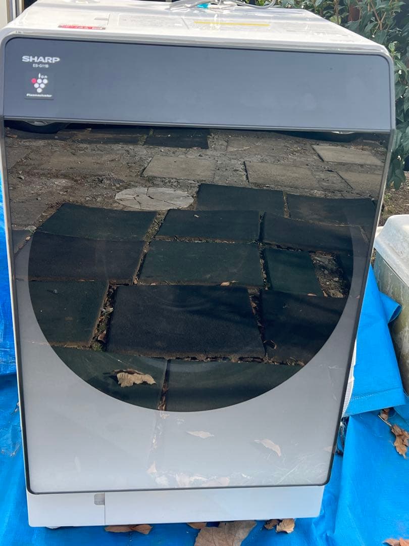 K 美品 SHARP ドラム式洗濯乾燥機ES-G11B-SL 2024