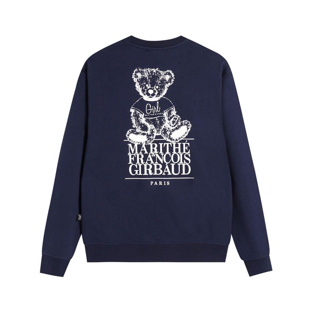 MARITHE FRANCOIS GIRBAUD ネイビー トレーナー