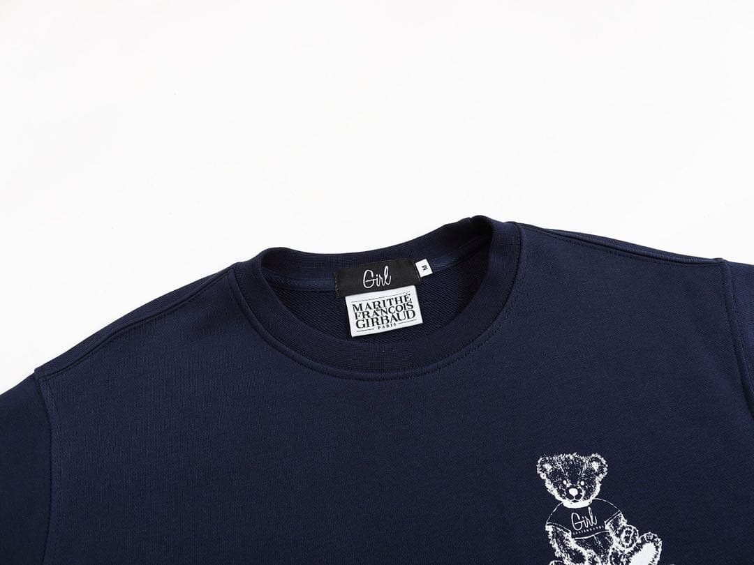 MARITHE FRANCOIS GIRBAUD ネイビー トレーナー
