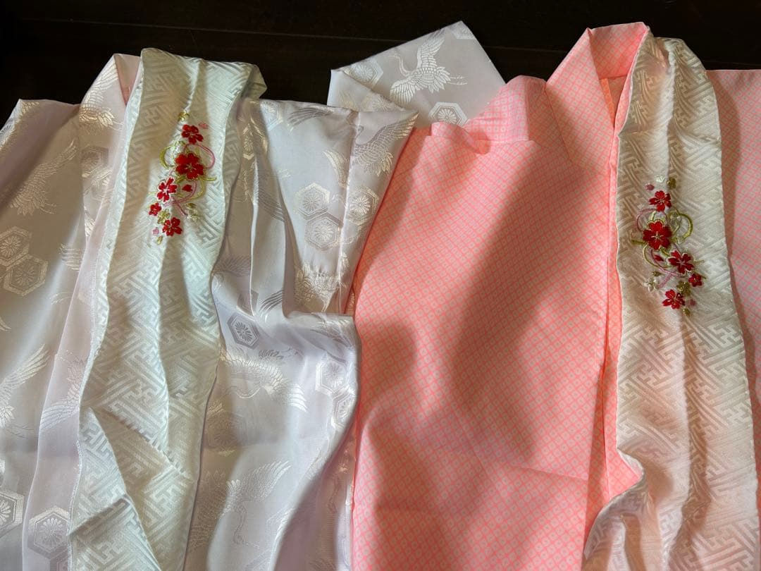 七五三着物　三歳　被布六点セット　2着セット