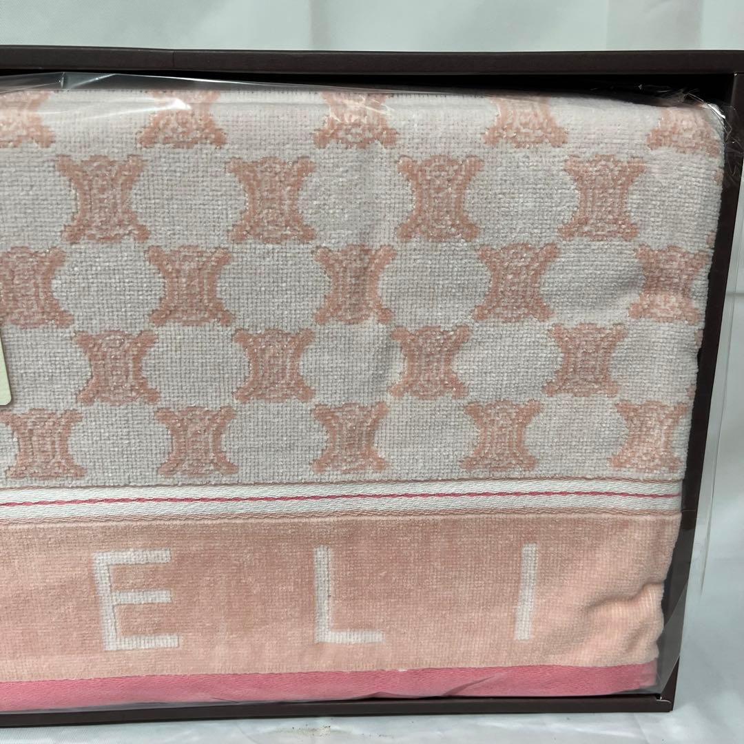 希少　CELINE セリーヌ　マカダム総柄　ロゴ　ハーフケット　ピンク