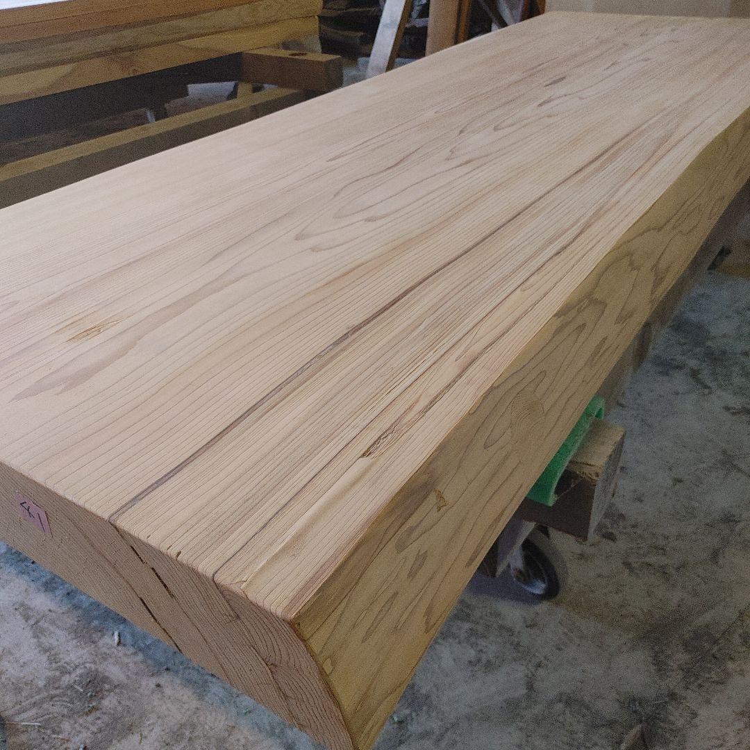送料込み　一枚板　杉　スギ　無垢材　天板　テーブル　カウンター　DIY　番号41