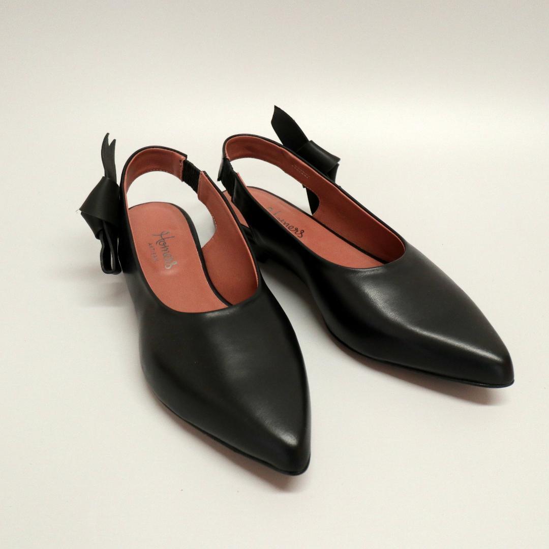 rs｜ホーマーズ リボン フラットシューズ36